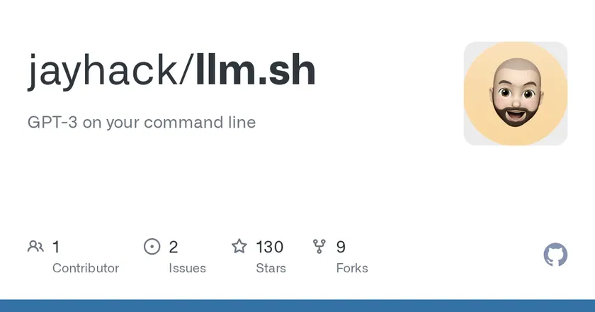 LLM.sh preview